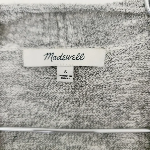 Madewell Bradley Gray Women's Cardigan Size S - Picture 3 of 5